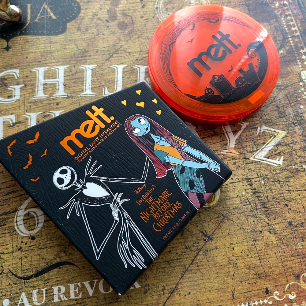 Melt Cosmetics Nightmare Before Christmas Highlighter rare limited edition